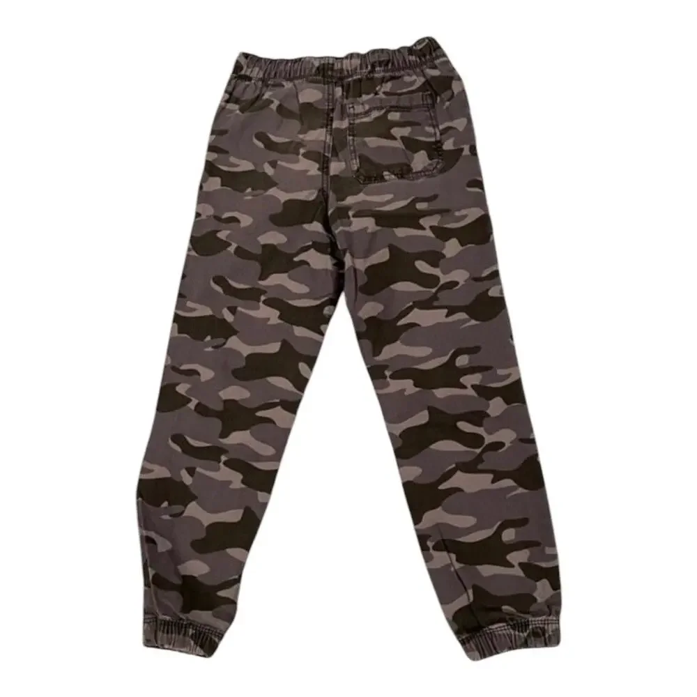 OshKosh Gray Sweater and Camouflage Pants Set - Boys Size 7